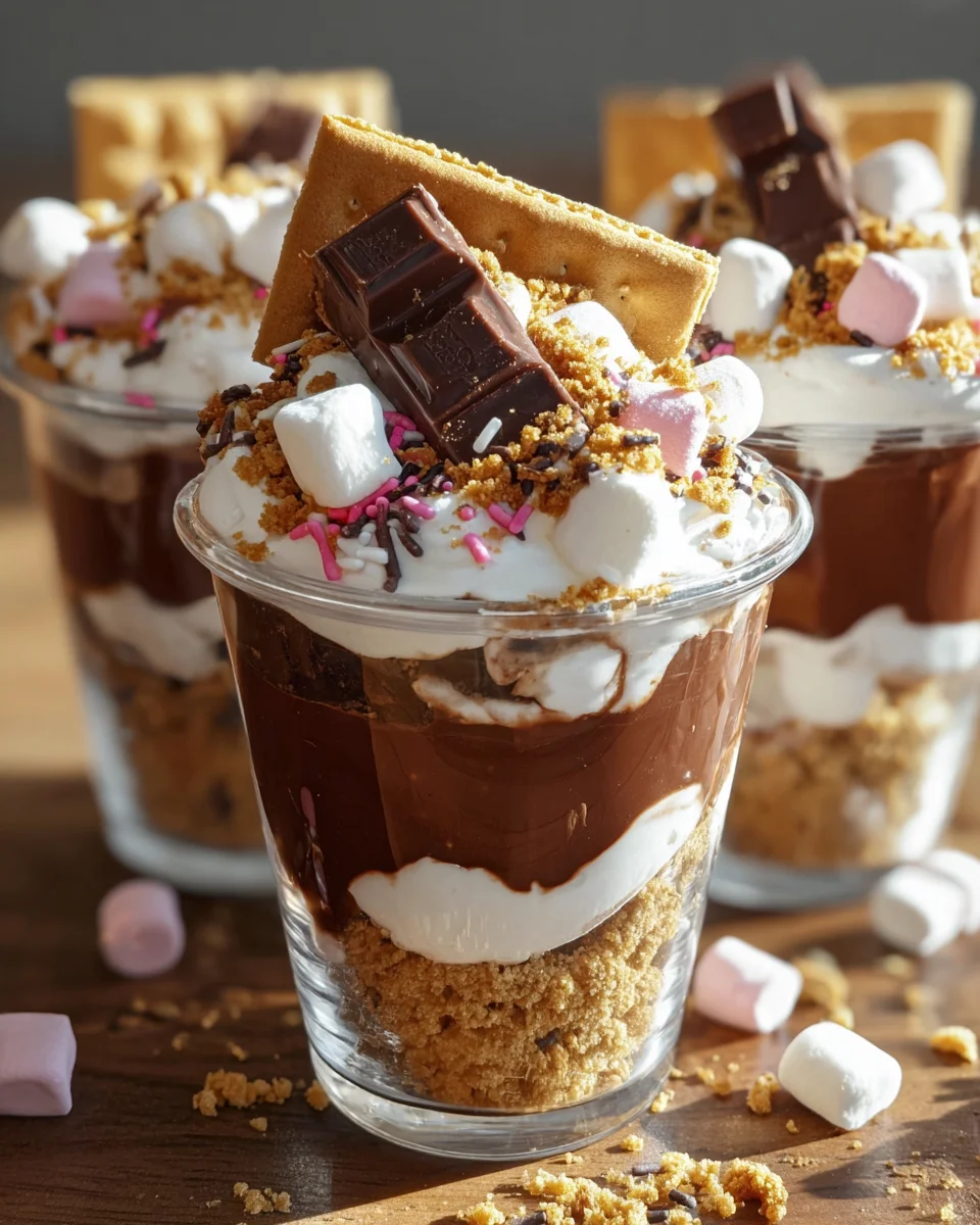 Smores Pudding Cups