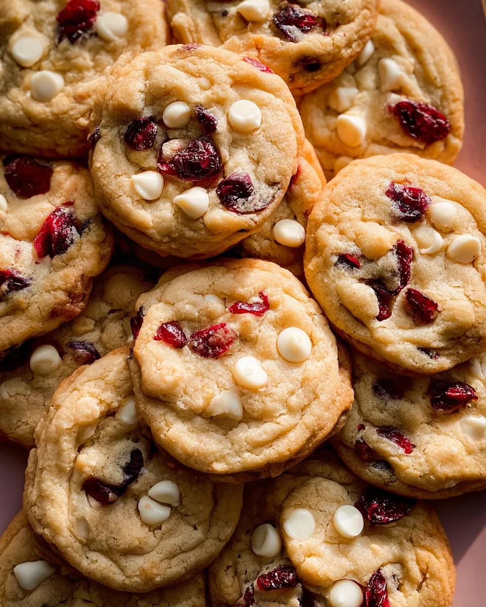 Soft-Baked White Chocolate Cranberry Cookies