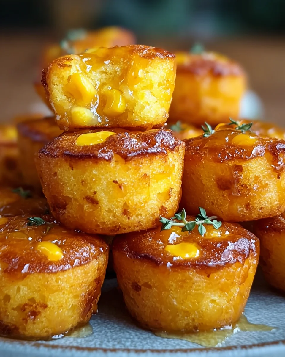 Southern-Style Honey Butter Cornbread Poppers