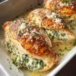 Spinach Stuffed Chicken Fillets