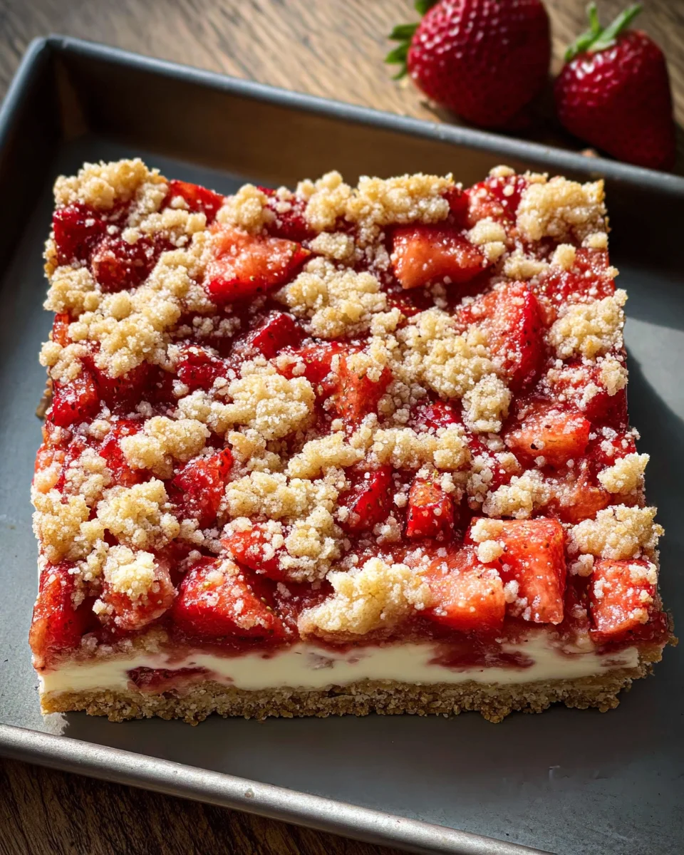 Strawberry Cheesecake Bars