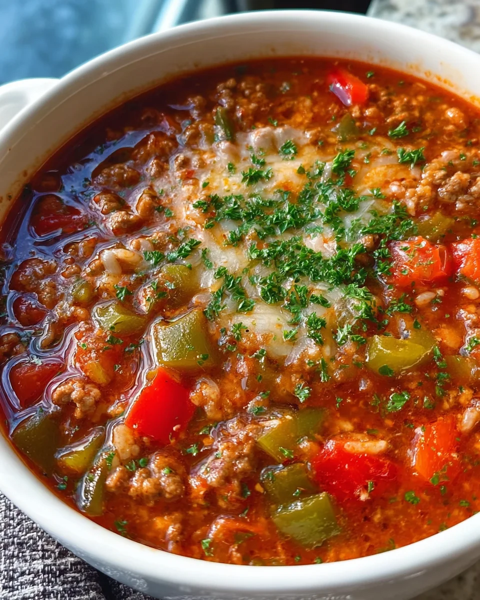 Stuffed Pepper Soup