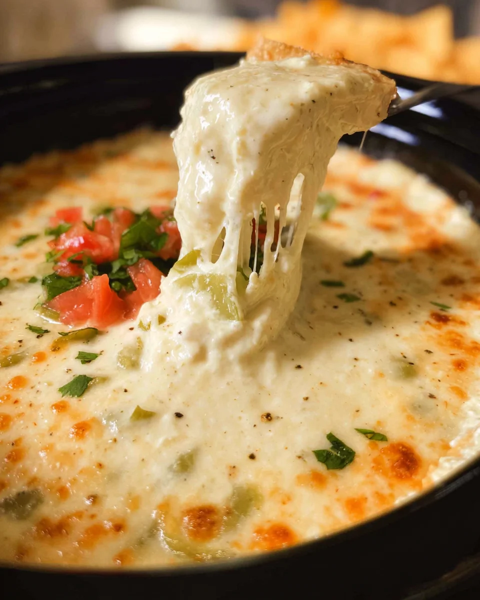 The Best Crock pot White Cheese Dip Recipe