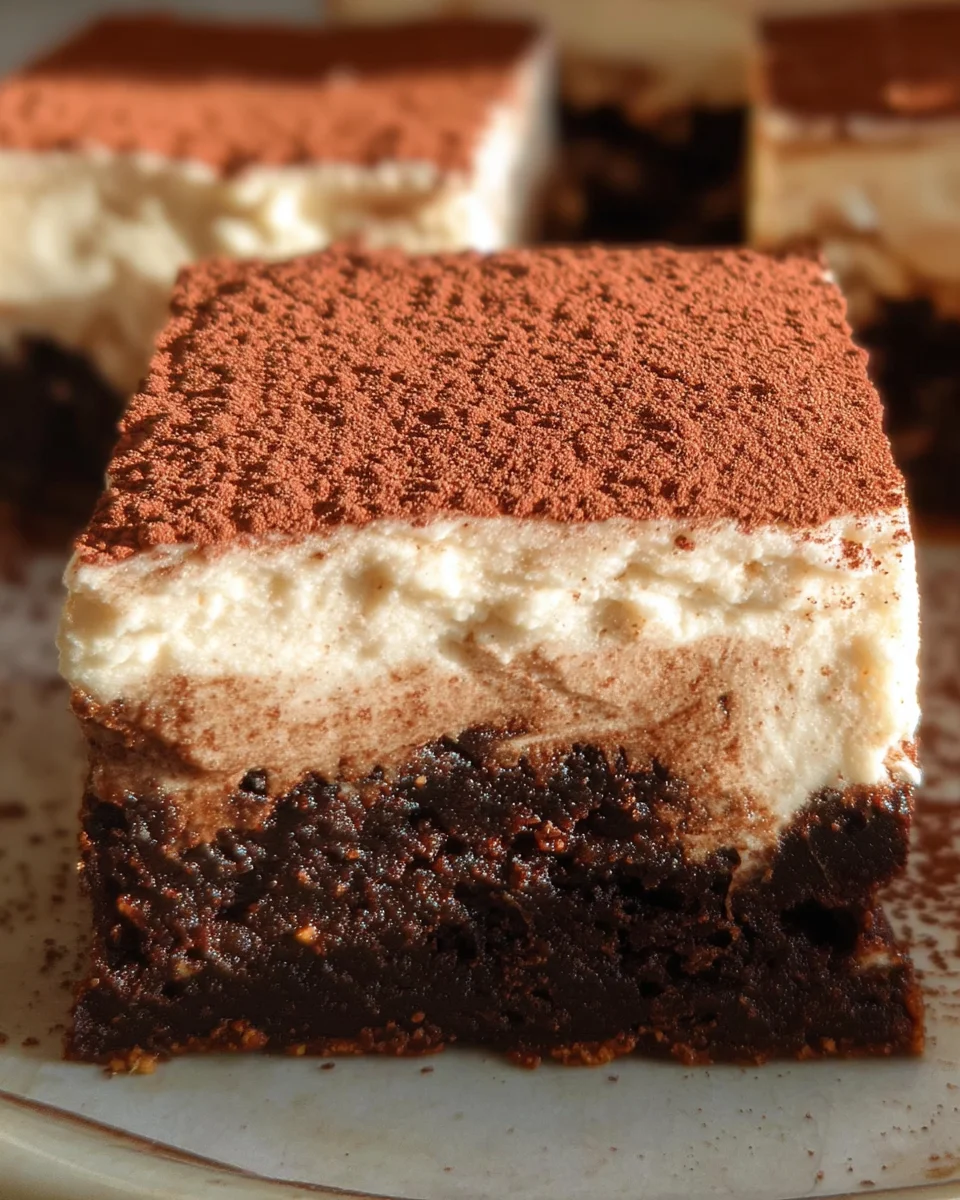 Tiramisu Brownies