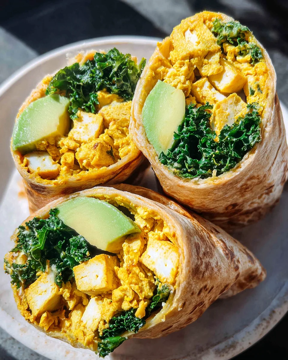 Tofu Scramble Wrap