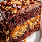 Turtle Caramel Cake