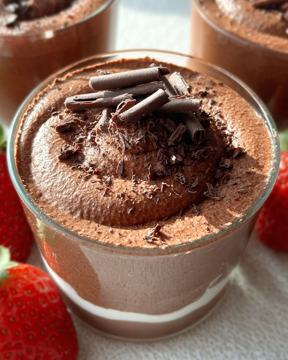 Vegan Chocolate Mousse with Aquafaba