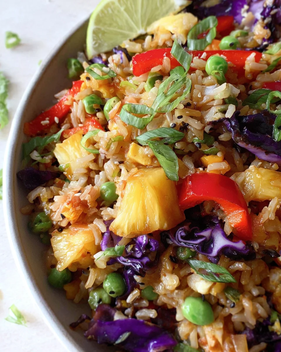 Vegan Pineapple Fried Rice