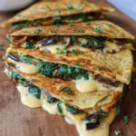 Vegan Spinach Quesadillas