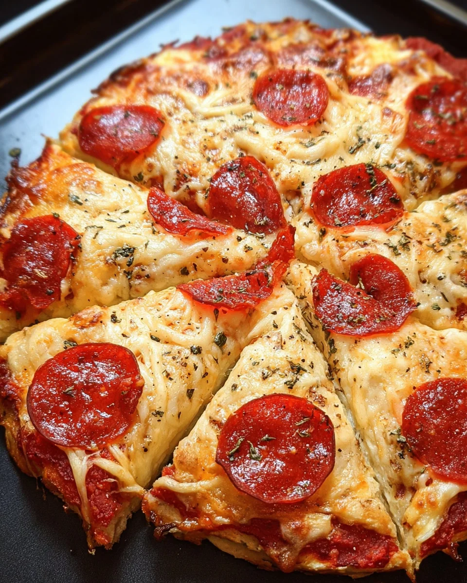 Viral Cottage Cheese Flatbread Pizza