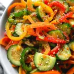 Viral Cucumber Pepper Salad