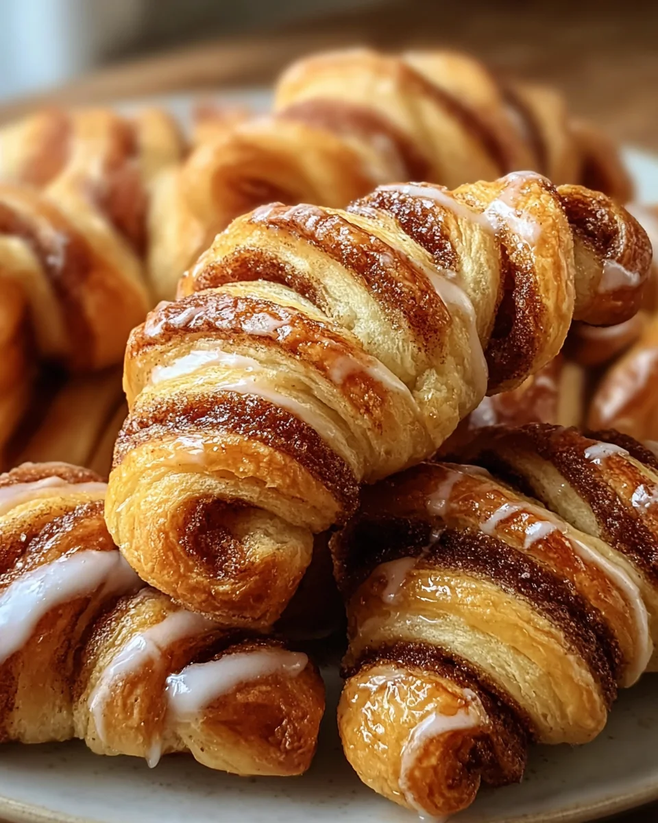Warm Cinnamon Crescent Twists