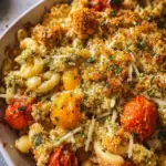 White Bean and Pesto Bake
